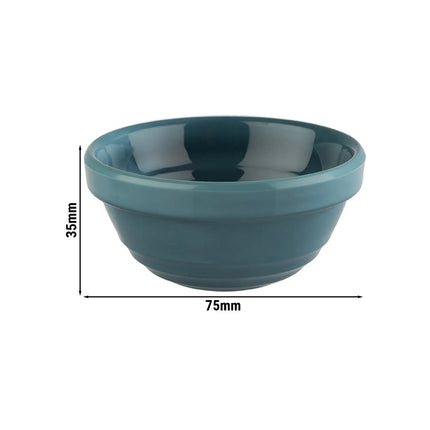 GGM Gastro (6 pcs) Dipping Pot - EMMA - Melamine - 60ml - round - Ø75mm - Blue