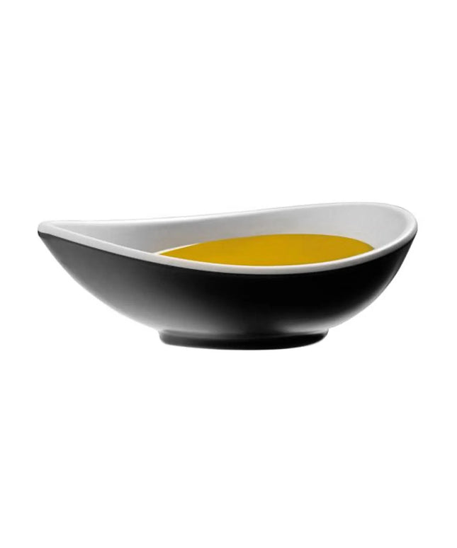 GGM Gastro (6 pcs) Dipping Pot - HALFTONE - Melamine - 50ml - 115x70mm - Black and White