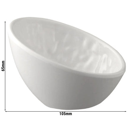 GGM Gastro (6 pcs) Dipping Pot - TAO - Melamine - 70ml - round - 105x100mm - White