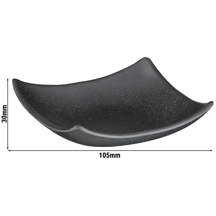 GGM Gastro (6 pcs) Dipping Pot - ZEN - Melamine - 60ml - 105x105mm - Black