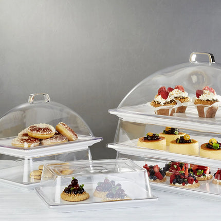GGM Gastro (6 pcs) Display Cover - GN 1/1 - Polycarbonate - 530x325mm - Height: 95mm