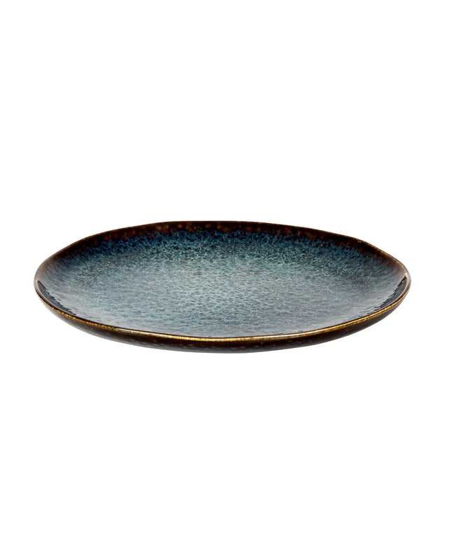 GGM Gastro (6 pcs) ECCENTRIC | Plate - flat - Stoneware - Ø280mm - Petrol Blue