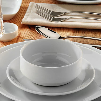 GGM Gastro (6 pcs) ENTITY | Plate - flat - Porcelain - Ø170mm - White