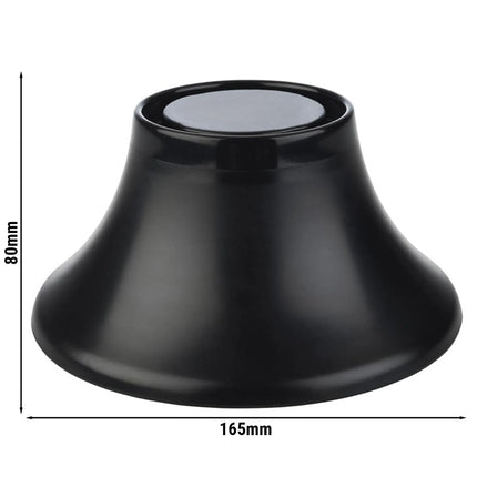 GGM Gastro (6 pcs) Etagere / Buffet Stand - FRIDA - Melamine - Black - square - Height: 80mm - suitable for FRIDA bowls & trays