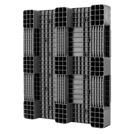 GGM Gastro (6 pcs) - Euro Pallet 1200x800mm - Hygienic Recycled ABS Plastic - Load Capacity: 650kg - Dark Grey