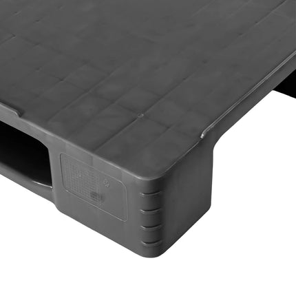 GGM Gastro (6 pcs) - Euro Pallet 1200x800mm - Hygienic Recycled ABS Plastic - Load Capacity: 650kg - Dark Grey