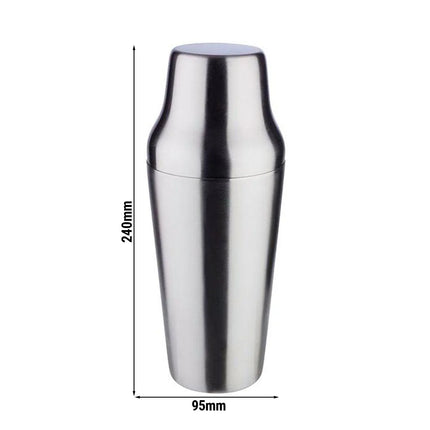 GGM Gastro (6 pcs) French Cocktail Shaker - Stainless steel - 0.70L