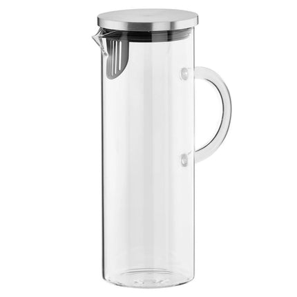 GGM Gastro (6 pcs) Glass Jug - 1.5L - Glass - lid with strainer