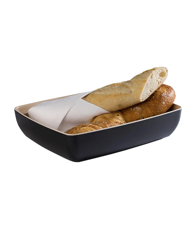 GGM Gastro (6 pcs) GN 1/2 Bowl - FRIDA - Melamine - 4L - 325x265mm - Depth: 75mm - Black