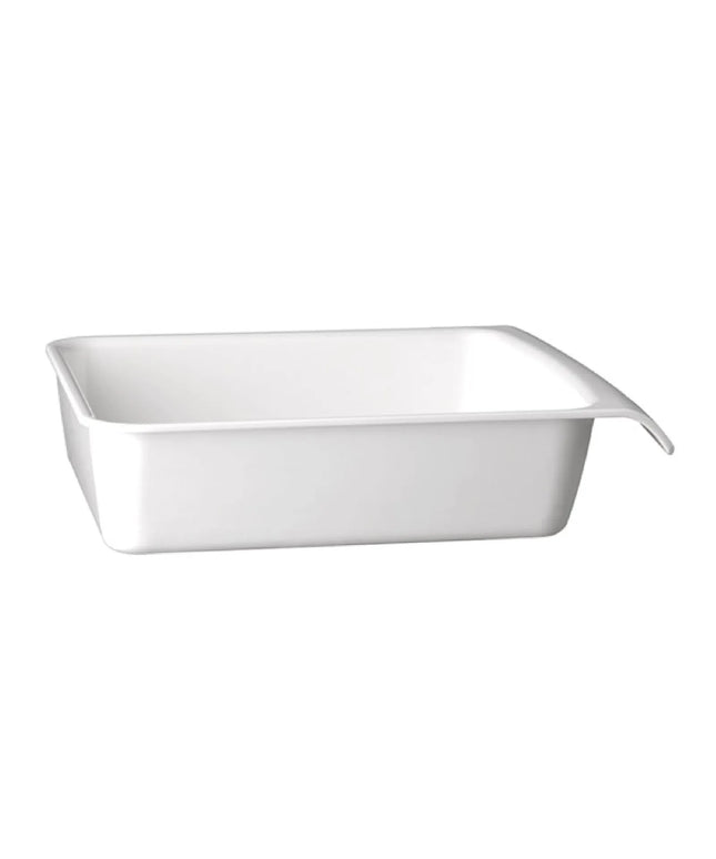 GGM Gastro (6 pcs) GN 1/2 Pan - CASCADE - Melamine - 3.65L - 325x265mm - Depth: 75mm - White