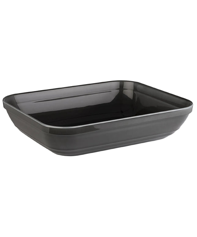 GGM Gastro (6 pcs) GN 1/2 Pan - EMMA - Melamine - 3.5L - 325x265mm - Depth: 75mm - Grey