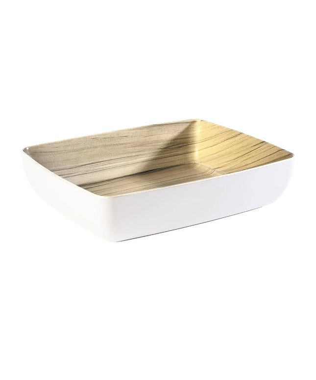 GGM Gastro (6 pcs) GN 1/2 Pan - FRIDA - Melamine - 4L - 325x265mm - Depth: 75mm - White