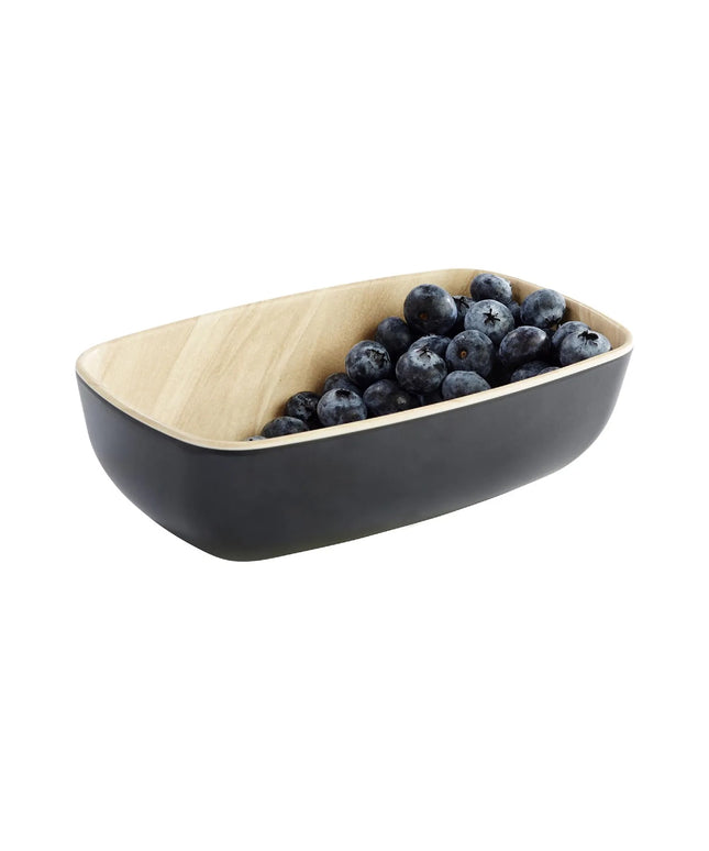 GGM Gastro (6 pcs) GN 1/6 Bowl - FRIDA - Acrylic - 0.5L - 176x108mm - Depth: 55mm - Black