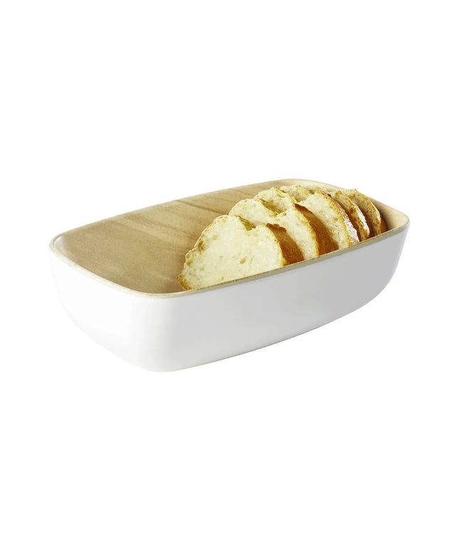 GGM Gastro (6 pcs) GN 1/6 Bowl - FRIDA - Melamine - 0.5L - 176x108mm - Depth: 55mm - White/Beige