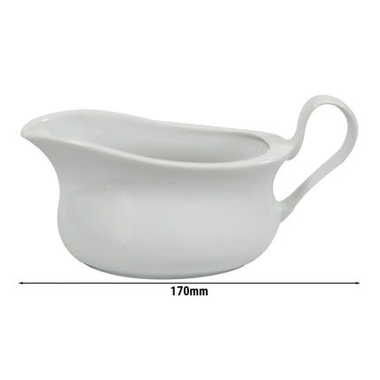 GGM Gastro (6 pcs) Gravy Boat MIX & MATCH - Porcelain - 170x70x100mm - White