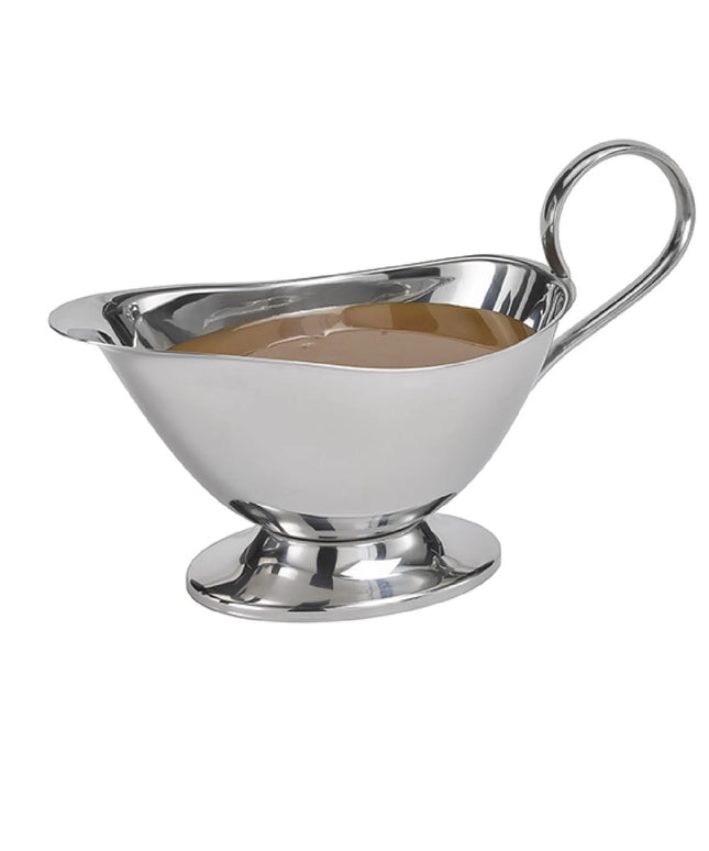 GGM Gastro (6 pcs) Gravy Boat PROFI - Stainless steel 18/8 - 0.4 litres - 225x105x135mm