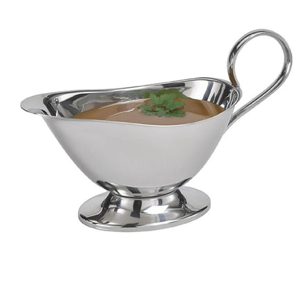 GGM Gastro (6 pcs) Gravy Boat PROFI - Stainless steel 18/8 - 0.4 litres - 225x105x135mm