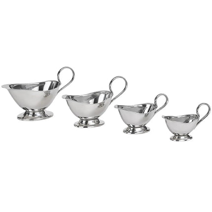GGM Gastro (6 pcs) Gravy Boat PROFI - Stainless steel 18/8 - 0.4 litres - 225x105x135mm