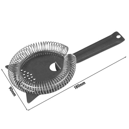 GGM Gastro (6 pcs) Hawthorne Strainer - 4-Prong - PRO - Stainless Steel - Ø90mm