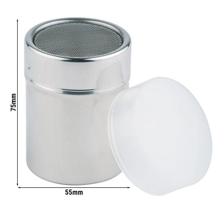 GGM Gastro (6 pcs) Icing Sugar Dredger - Stainless Steel - 150ml - Height: 75mm