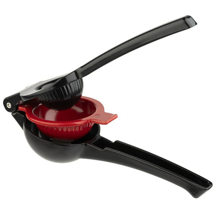 GGM Gastro (6 pcs) Lemon & Lime Hand Juicer - Compact - 2 Cones - Black - Length: 220mm - Aluminium