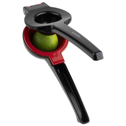 GGM Gastro (6 pcs) Lemon & Lime Hand Juicer - Compact - 2 Cones - Black - Length: 220mm - Aluminium