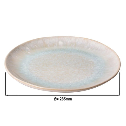 GGM Gastro (6 pcs) LIGHT BLUE SEA | Plates - flat - Stoneware - Ø285mm - Blue