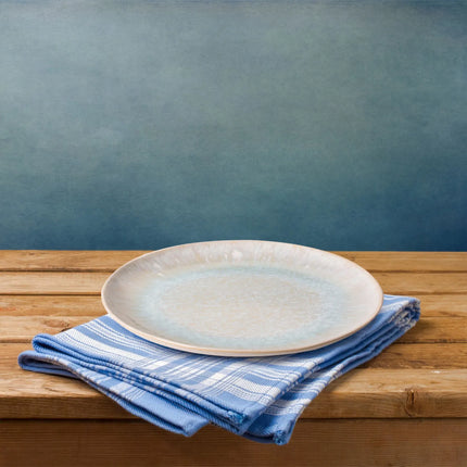 GGM Gastro (6 pcs) LIGHT BLUE SEA | Plates - flat - Stoneware - Ø285mm - Blue