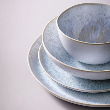 GGM Gastro (6 pcs) LIGHT BLUE SEA | Plates - flat - Stoneware - Ø285mm - Blue