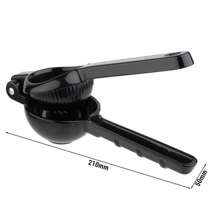 GGM Gastro (6 pcs) Lime Squeezer - Compact - Fixed Cone - Black - Length: 210mm - Aluminium