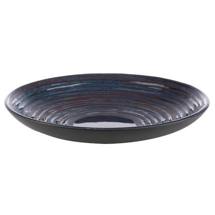 GGM Gastro (6 pcs) LOOPS | Deep Plate - Melamine - Ø255mm - Blue/Grey