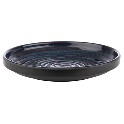 GGM Gastro (6 pcs) LOOPS | Plate - flat - Melamine - Ø230mm - Blue/Grey