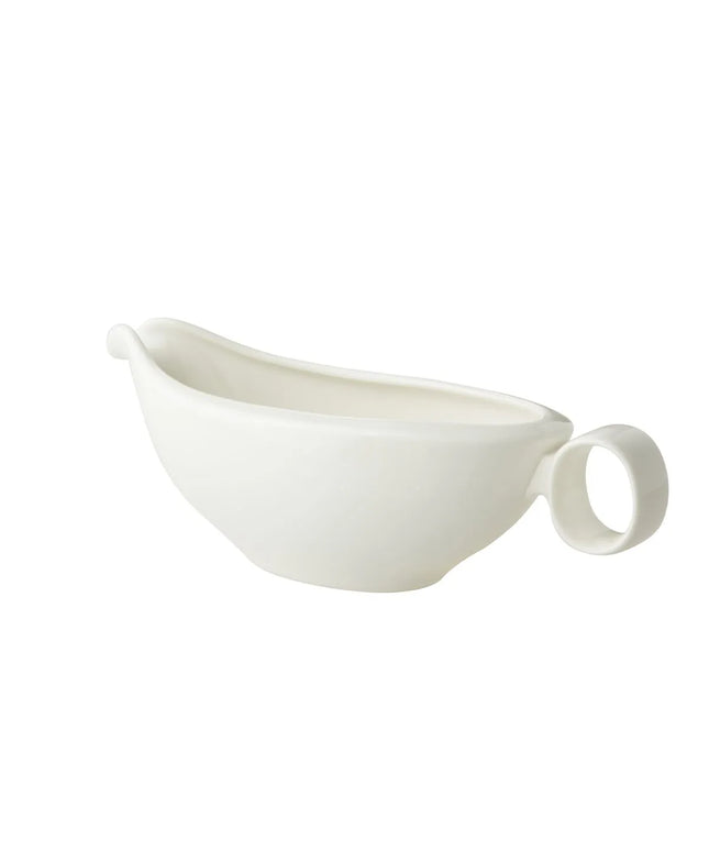 GGM Gastro (6 pcs) LUX - Gravy Boat Maastricht - 250ml - 195x85mm - Ivory - Porcelain
