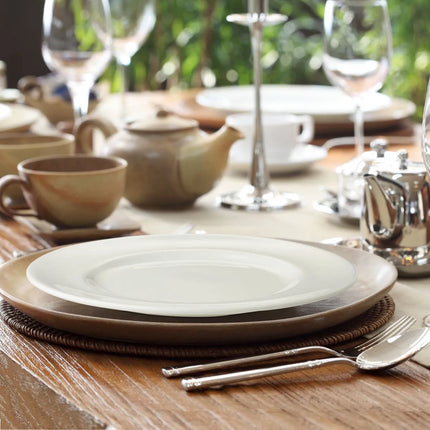 GGM Gastro (6 pcs) LUX | Plate - flat - Porcelain - Ø210mm - White