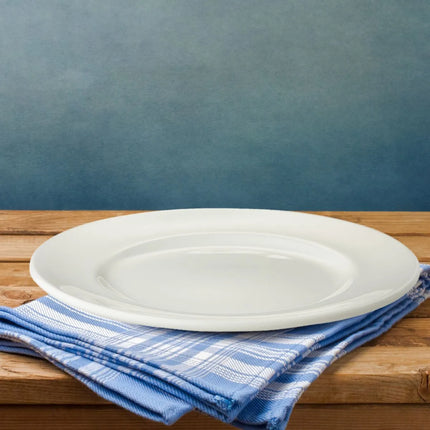 GGM Gastro (6 pcs) LUX | Plate - flat - Porcelain - Ø280mm - Ivory