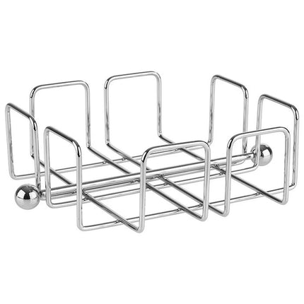 GGM Gastro (6 pcs) Napkin Holder WIRE - Stainless Steel - for Cocktail Napkins - 190x190x65mm - with Weighted Arm