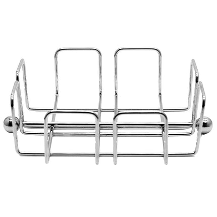 GGM Gastro (6 pcs) Napkin Holder WIRE - Stainless Steel - for Cocktail Napkins - 190x190x65mm - with Weighted Arm