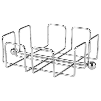 GGM Gastro (6 pcs) Napkin Holder WIRE - Stainless Steel - for Cocktail Napkins - 190x190x65mm - with Weighted Arm