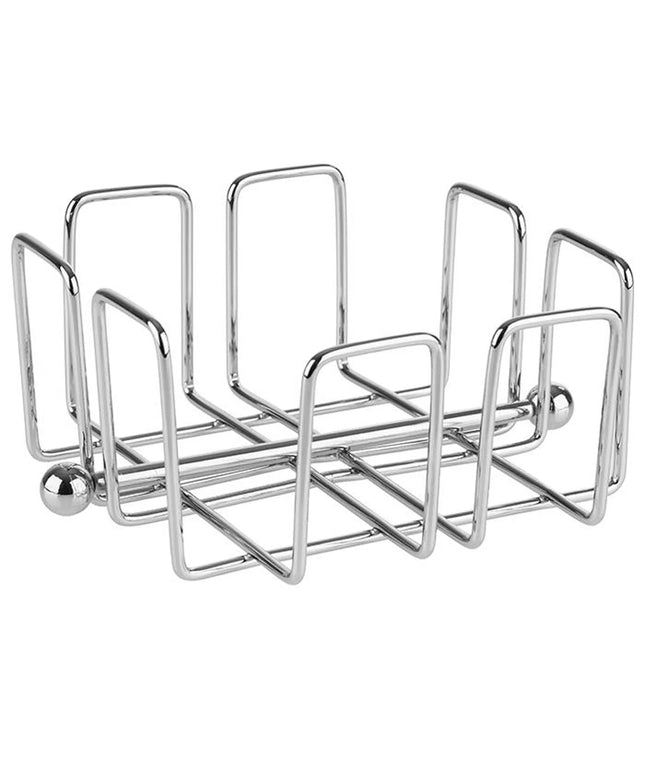 GGM Gastro (6 pcs) Napkin Holder - with Weight - BAR - Stainless Steel - for approx. 50 Cocktail Napkins - 140x140x65mm