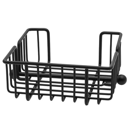 GGM Gastro (6 pcs) Napkin Holder - with Weighted Arm - URBAN - Metal - for Cocktail Napkins - 190x190x75mm - Black