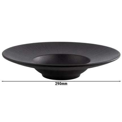 GGM Gastro (6 pcs) NERO | Deep Plate - Melamine - Ø290mm - Black