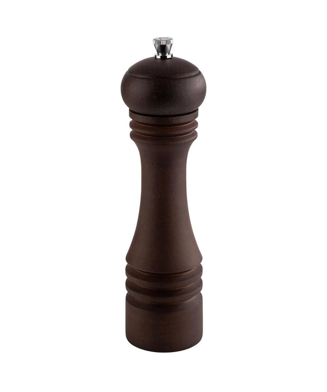 GGM Gastro (6 pcs) Pepper Mill PREMIUM - ETERNAL - Beech Wood - Height: 230mm - Dark Brown