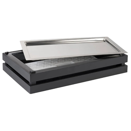 GGM Gastro (6 pcs) Polycarbonate Gastronorm Container GN 1/1 - Black - Depth: 85mm