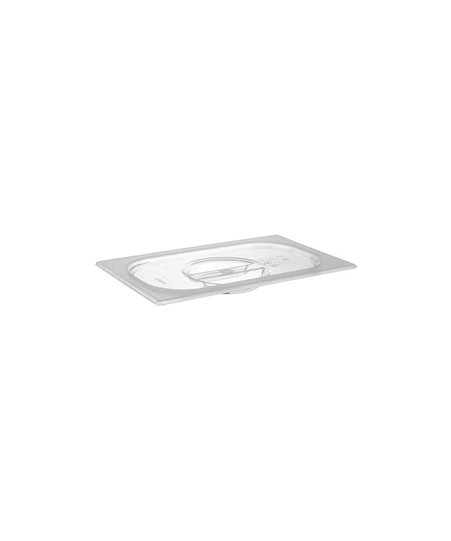 GGM Gastro (6 pcs) Polycarbonate GN Lid GN 1/4 - clear - 265x163x27mm - Height: 27mm