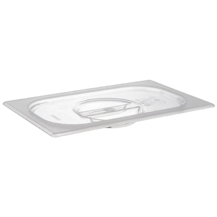GGM Gastro (6 pcs) Polycarbonate GN Lid GN 1/4 - clear - 265x163x27mm - Height: 27mm