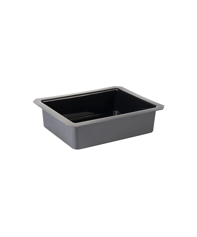 GGM Gastro (6 pcs) Polypropylene Gastronorm Container GN 1/2 - Black - Depth: 85mm