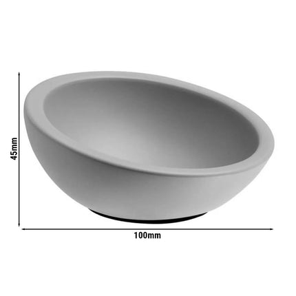GGM Gastro (6 pcs) Ramekin - ELEMENT - 3-piece Set - Concrete - 50ml - round - Ø100mm - Grey