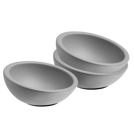 GGM Gastro (6 pcs) Ramekin - ELEMENT - 3-piece Set - Concrete - 50ml - round - Ø100mm - Grey