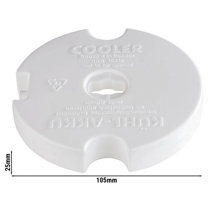 GGM Gastro (6 pcs) Refreezable Ice Pack - Polyethylene - Ø150mm - White