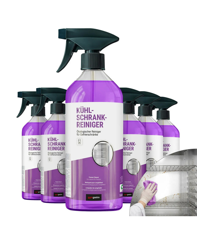GGM Gastro (6 pcs) Refrigerator & Freezer Cleaner ECO - for food-safe cleaning - ea 750ml - Eco-friendly